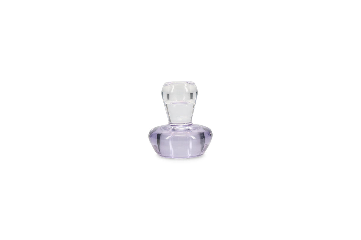 Ona - Bougeoir H7,5cm violet Mood - set/2