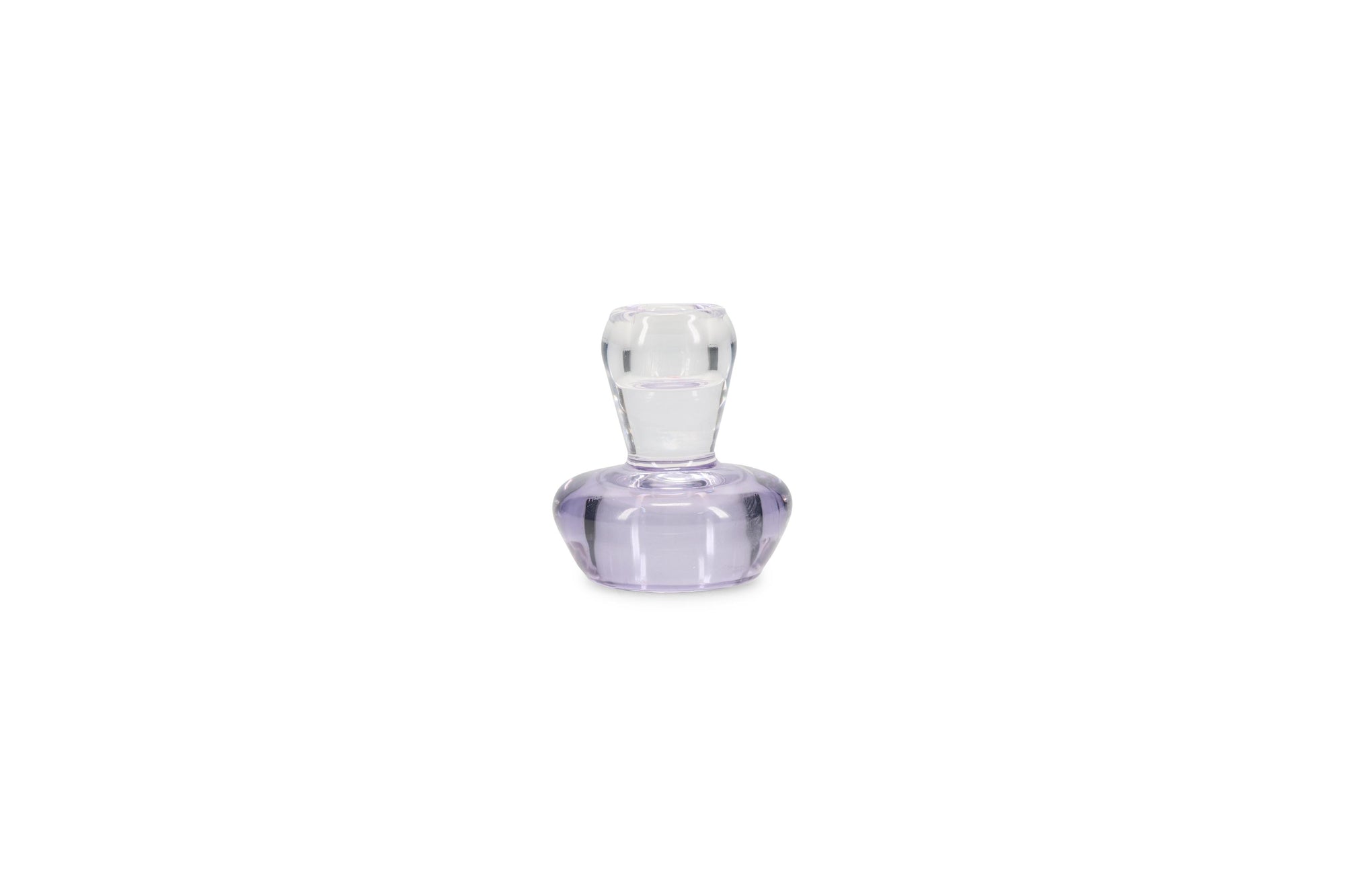Ona - Bougeoir H7,5cm violet Mood - set/2