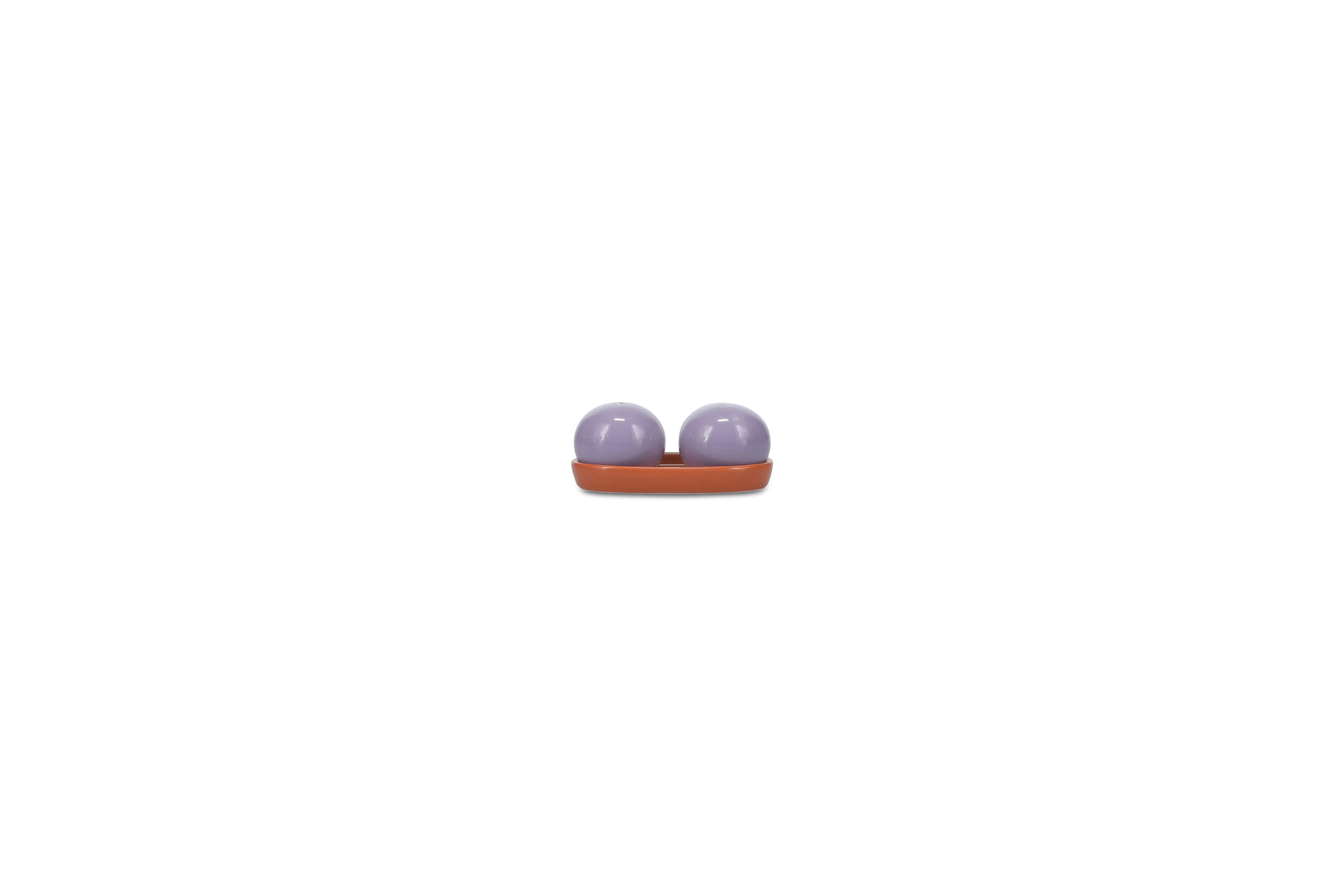 Ona - Duo Poivrier et salière 3 pièces violet/orange Duo