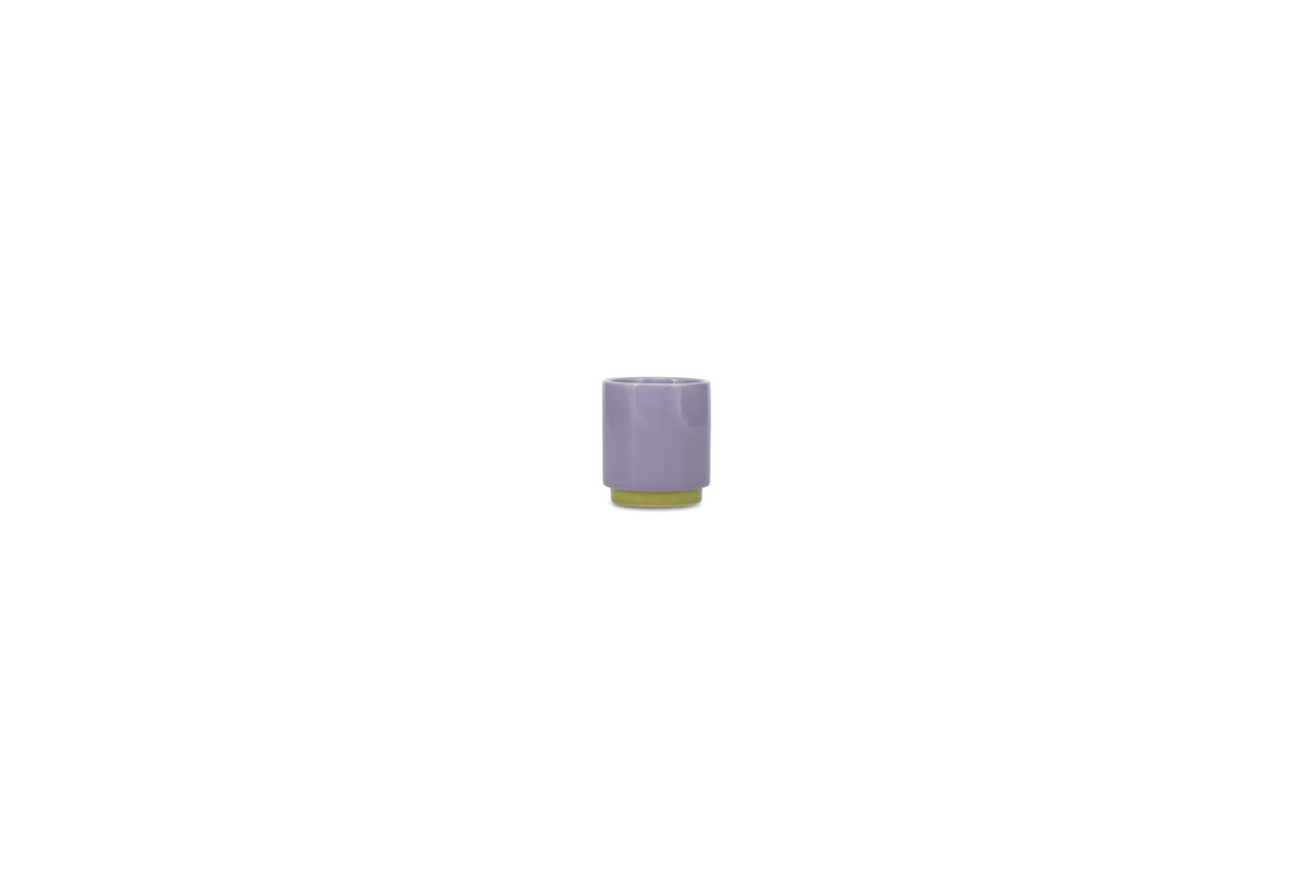 Ona - Duo Tasse à moka 13cl vert/violet Duo - 1 SET - 4 pièces