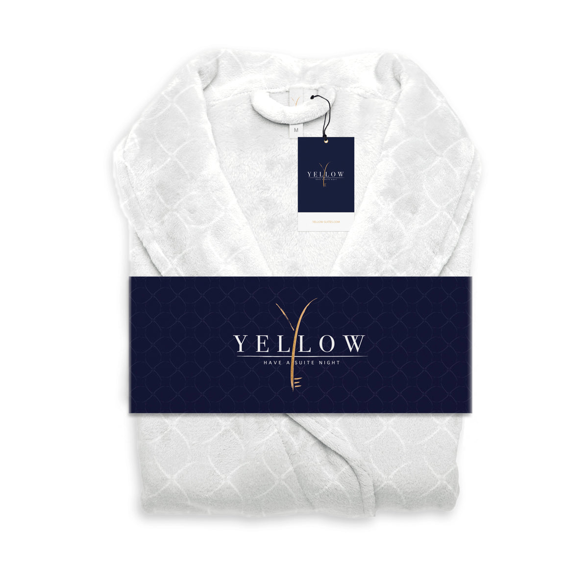 Yellow - Peignoir - Rilievo - White