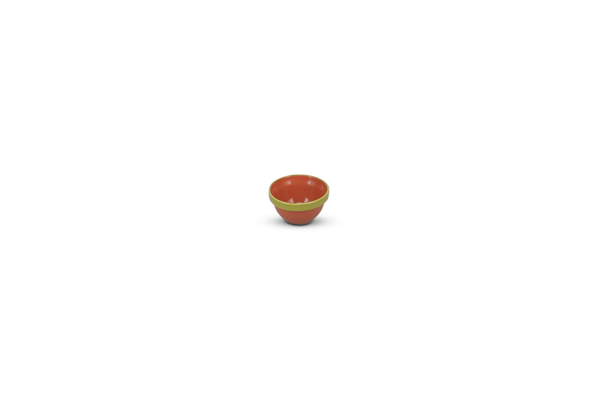 Ona - Duo Bol 9xH5cm orange/vert Duo - 1 SET - 4 pièces