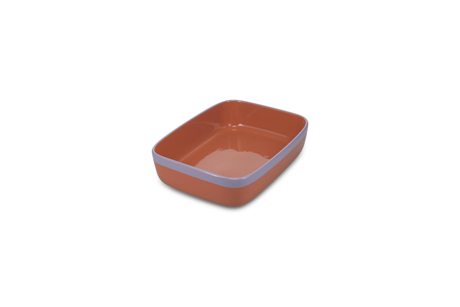 S&P - Duo Plat à four 29,5x22,5xH7cm orange/violet Duo
