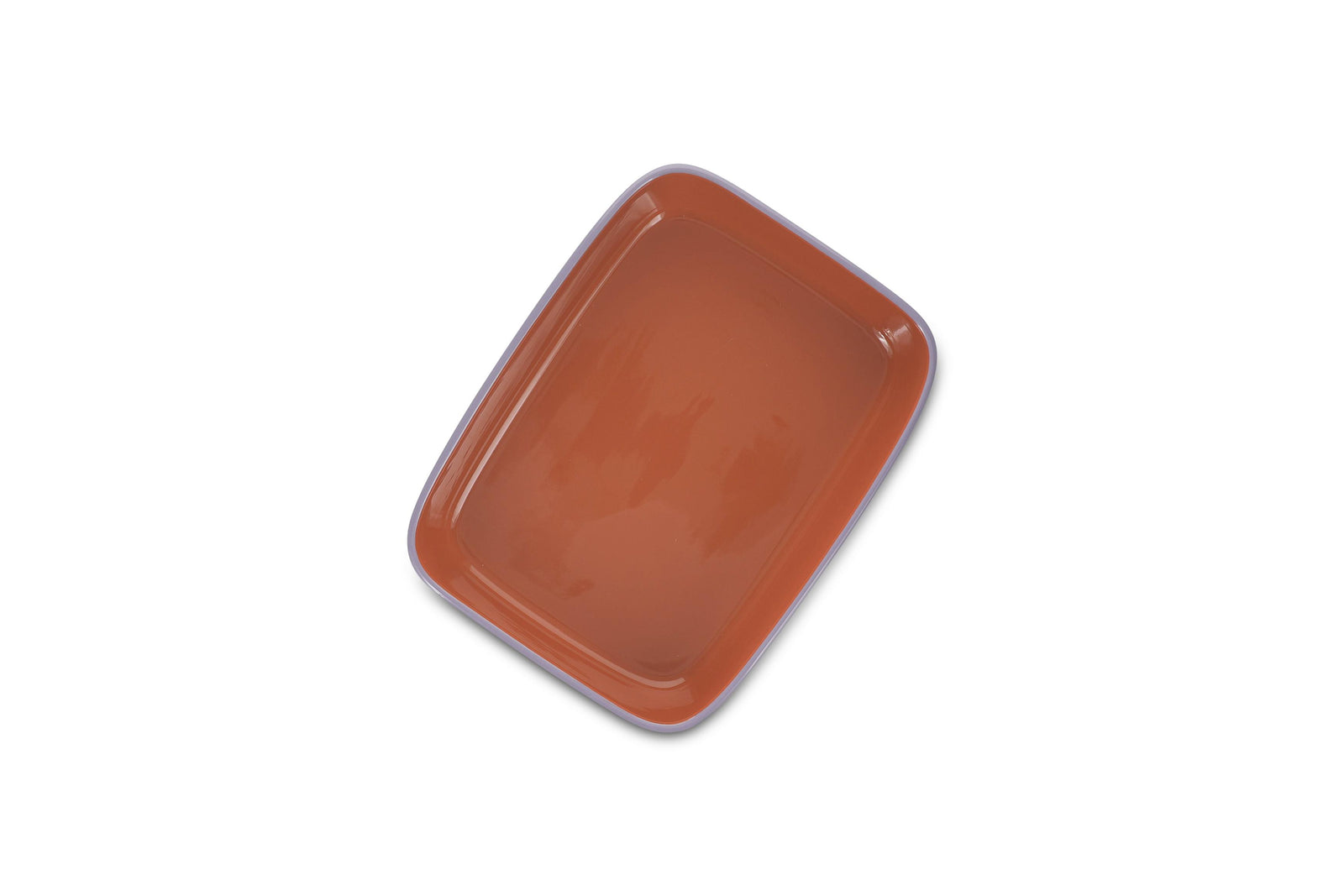 S&P - Duo Plat à four 29,5x22,5xH7cm orange/violet Duo