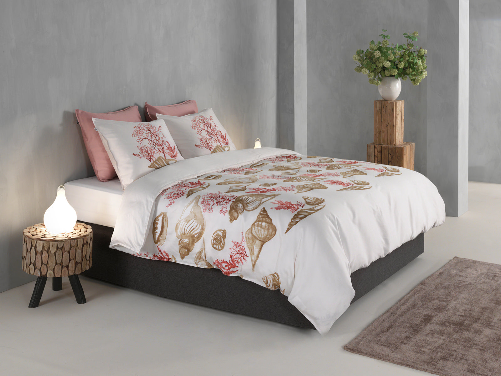 Zohome - Housse De Couette - Guscio - Beige