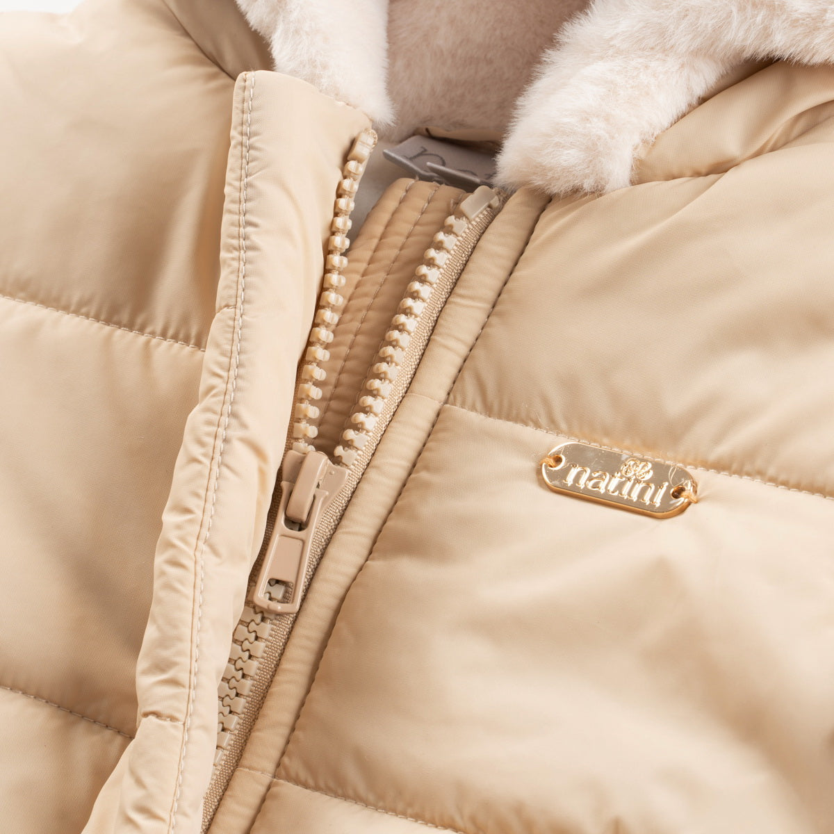 Jacket Capuchon Julia - Beige Clair