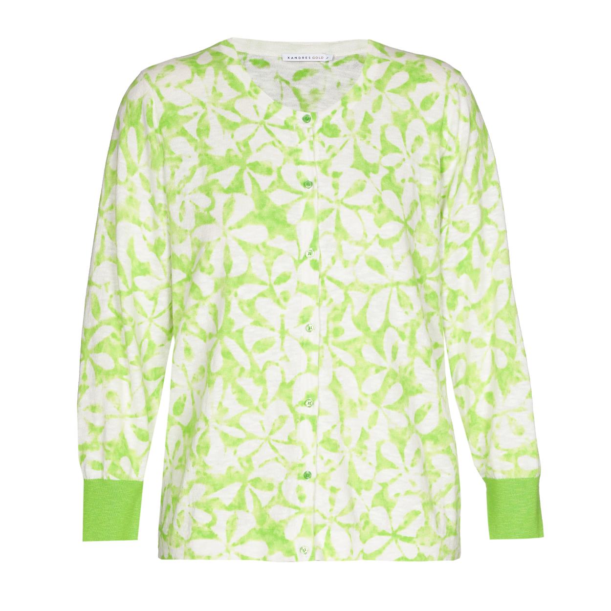 Cardigan - X-Abir - Grass Gree