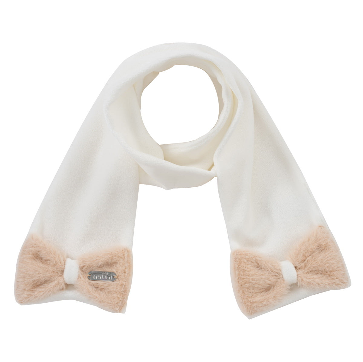 Scarf Bow Fur - Offwhite