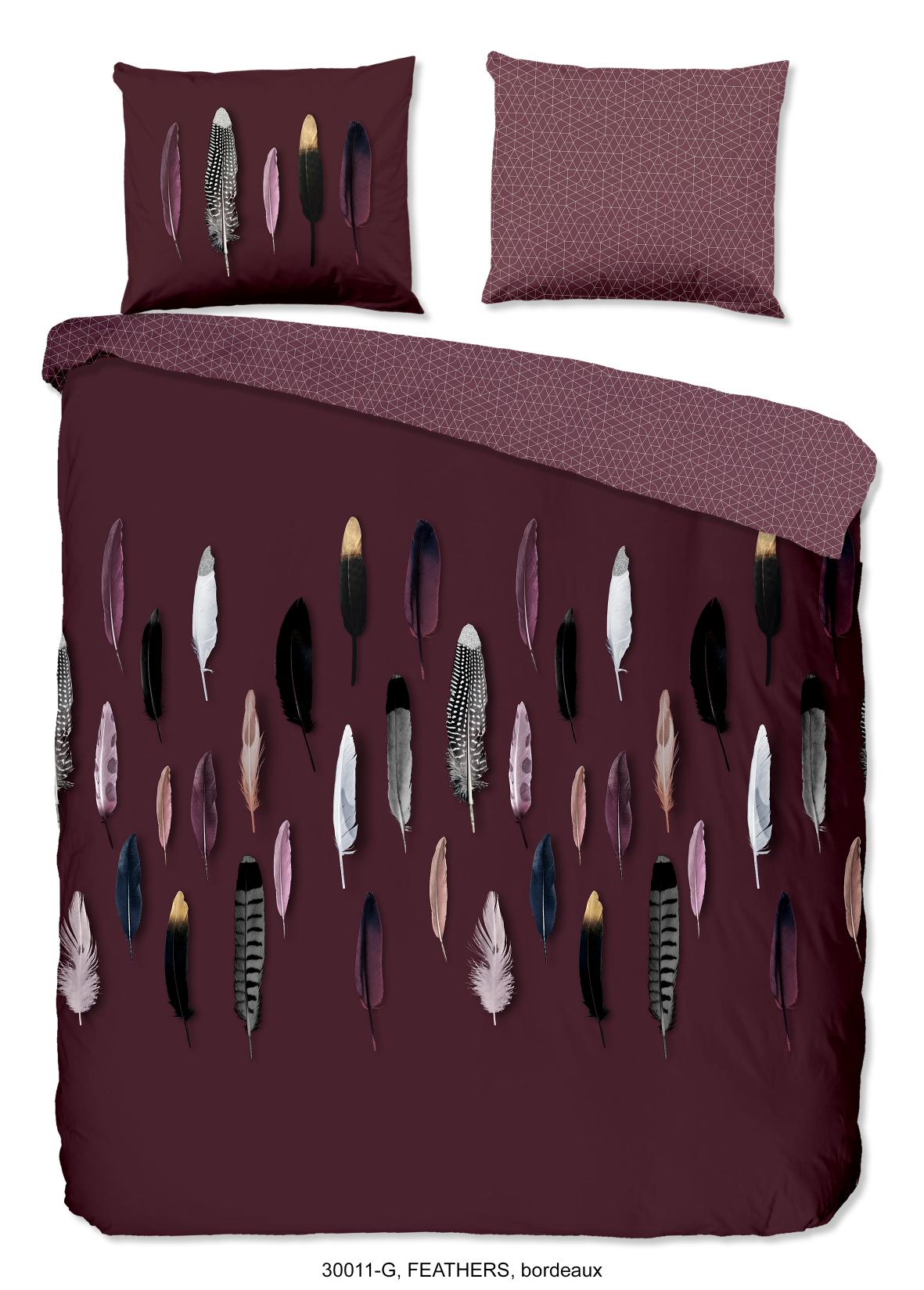 Good Morning - Housse De Couette - Feathers - Red