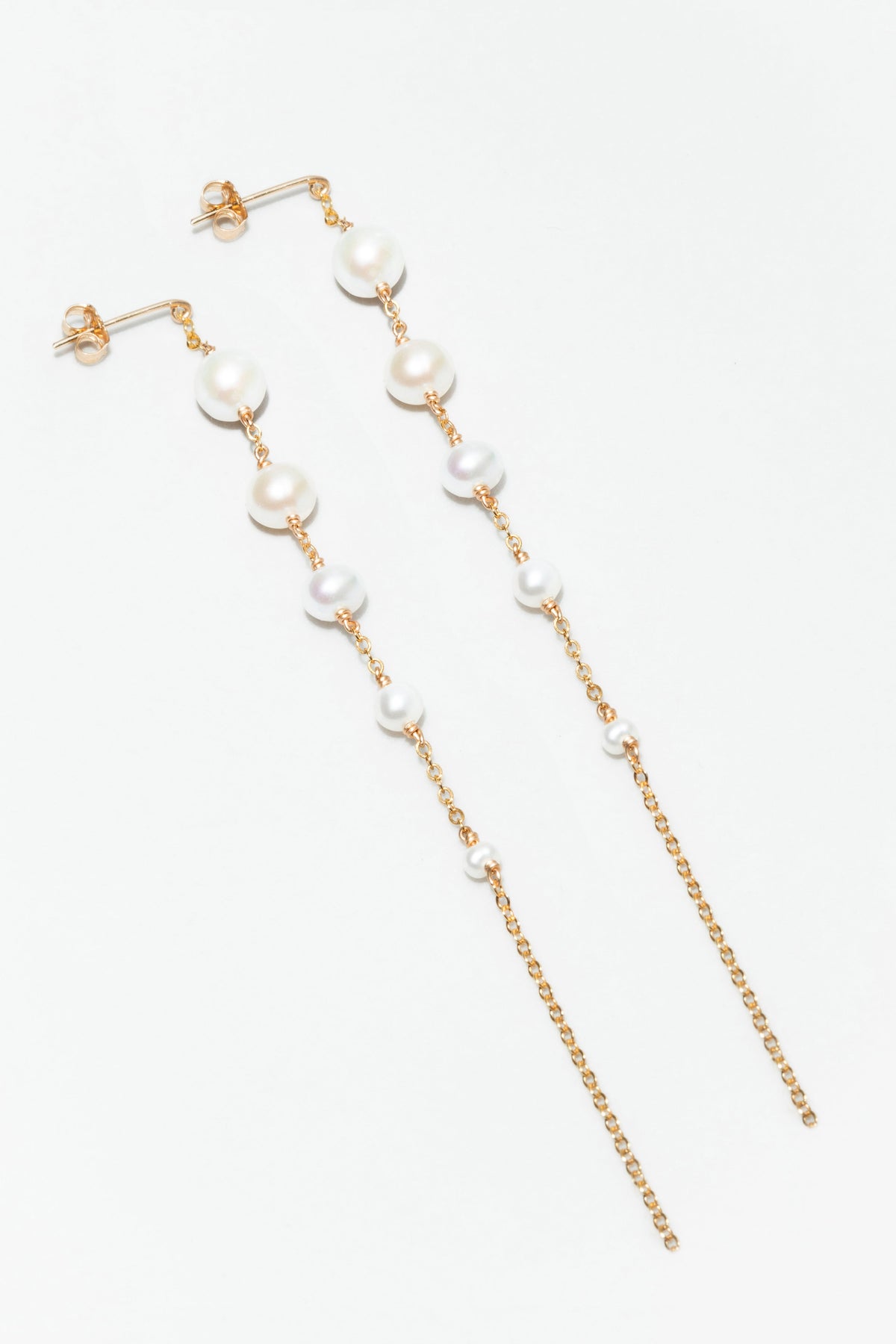 Boucles d'oreilles - Puces Maia Or - Perle de culture