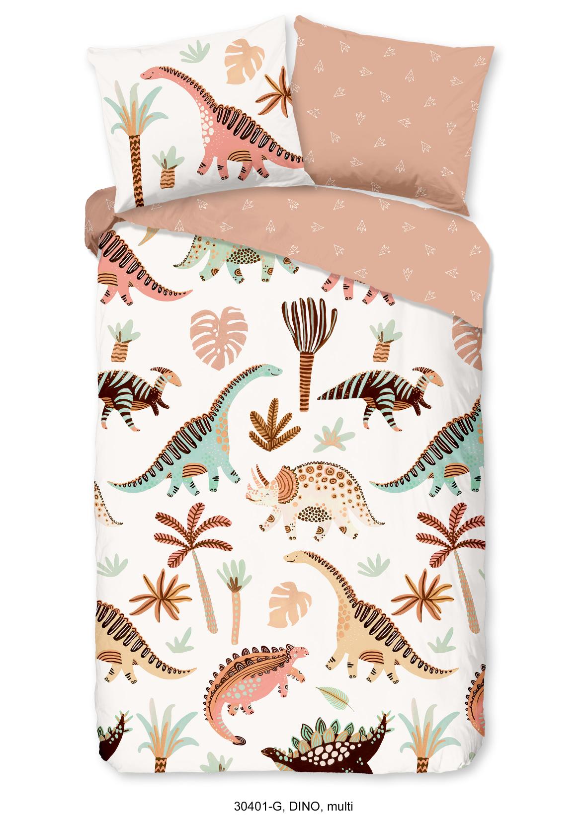 Good Morning - Housse De Couette - Dino - Multi