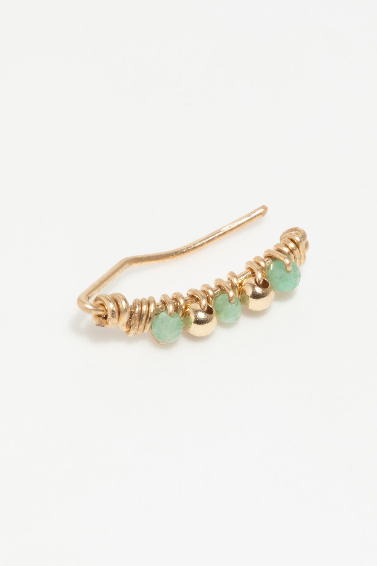 Boucles d'oreilles - Climber Frida Or - Émeraude