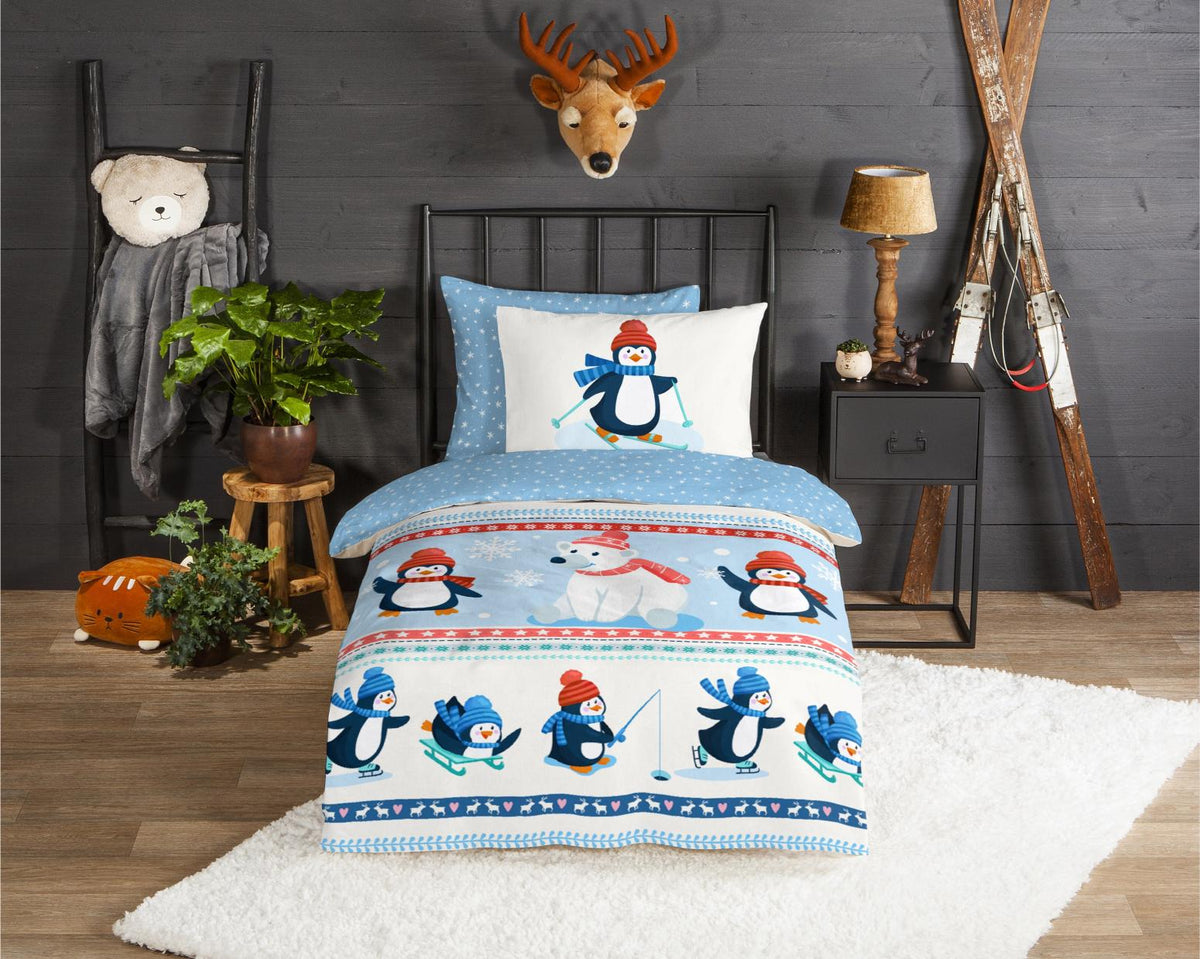 Good Morning - Housse De Couette - Penguins - Multi