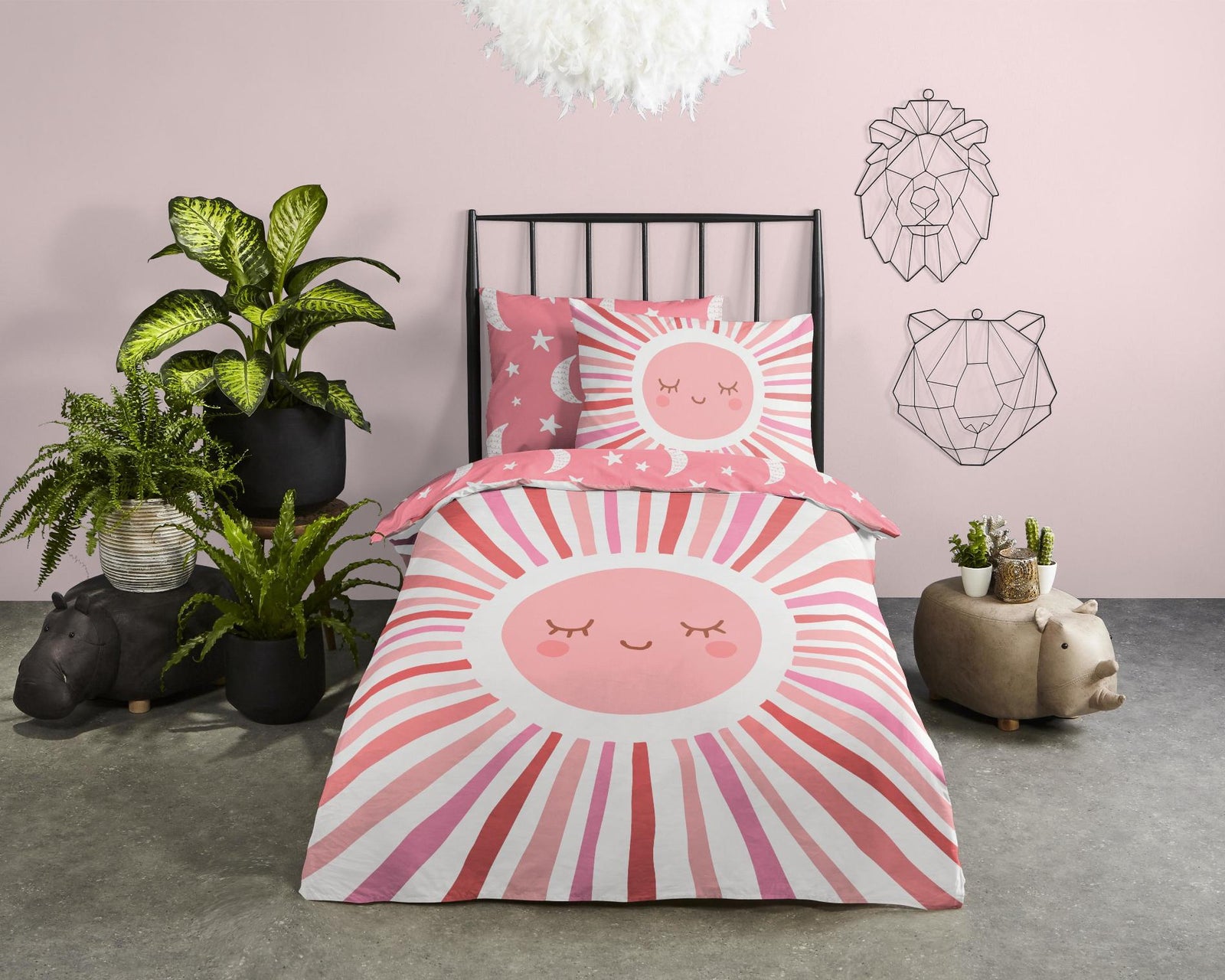 Good Morning - Housse De Couette - Sunny - Pink