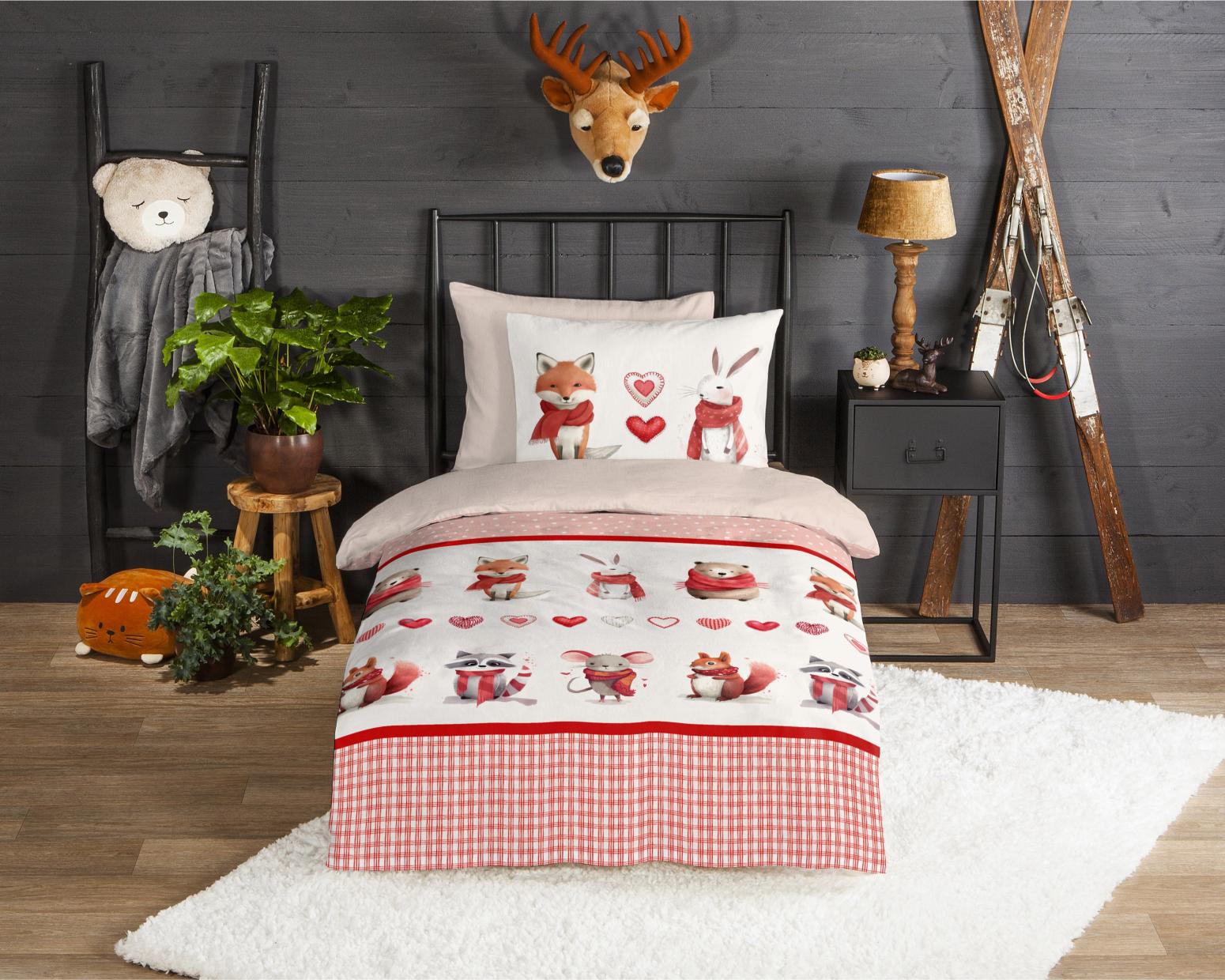 Good Morning - Housse De Couette - Timmy - Red