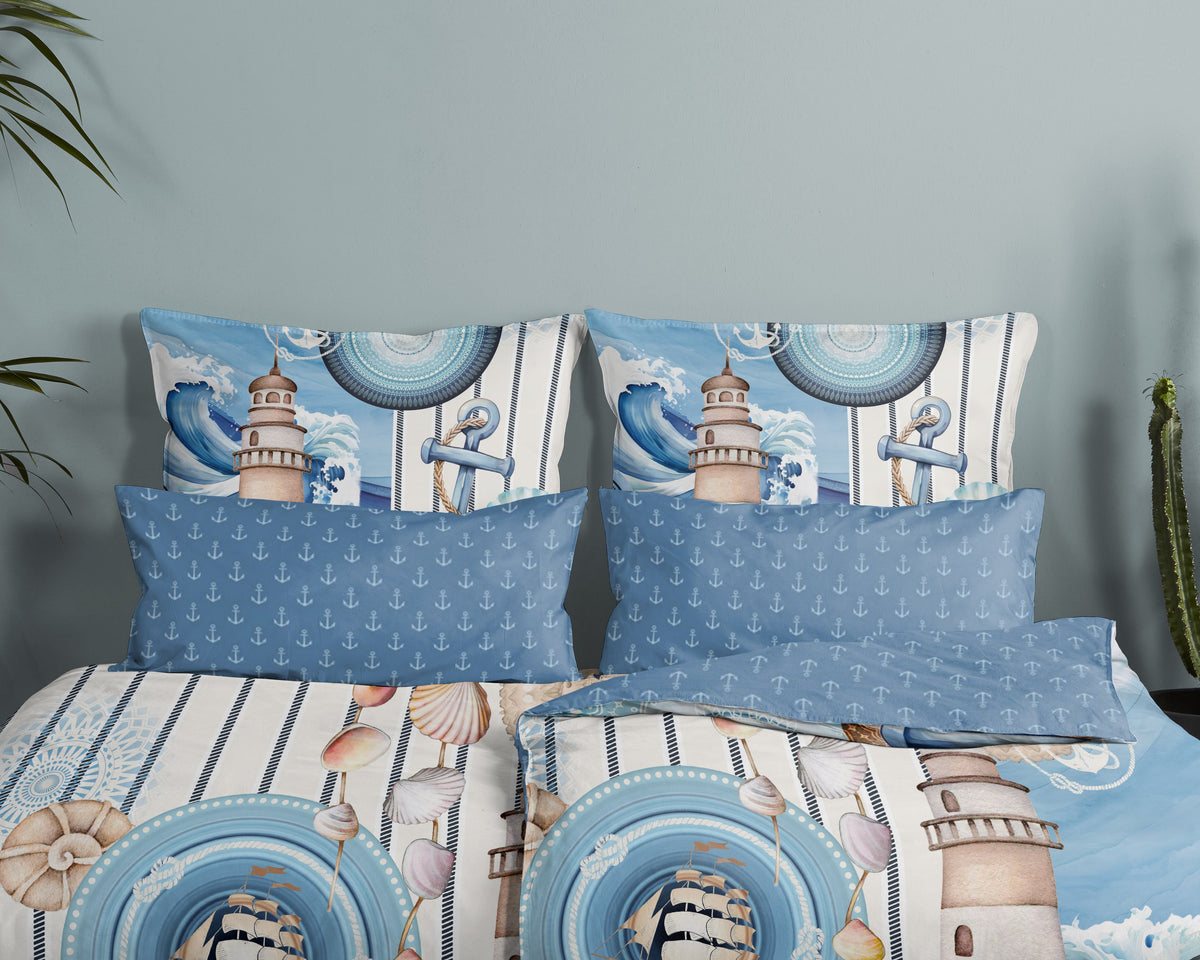 HIP - Taie d'oreiller - Aldiana - Blue