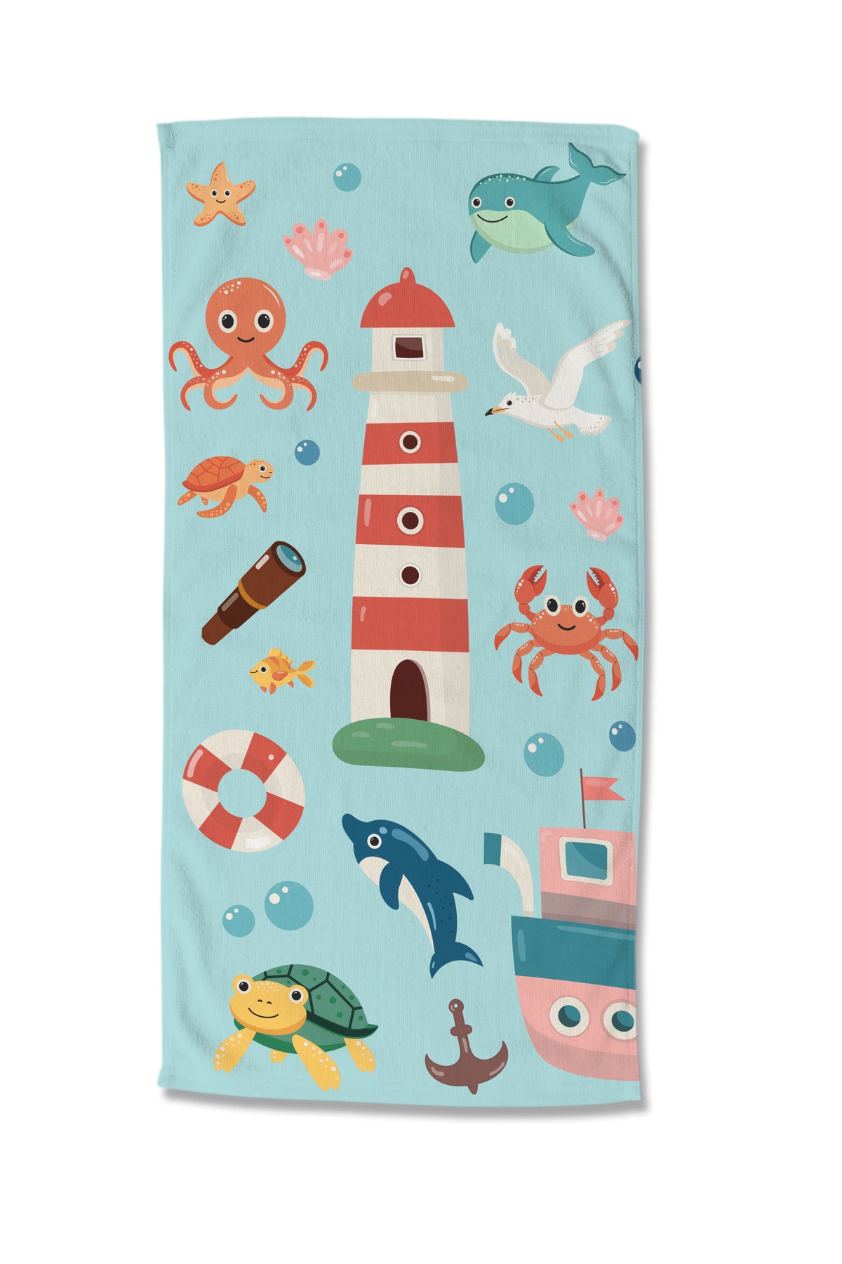 Good Morning - Drap de plage - Sailor - Aqua