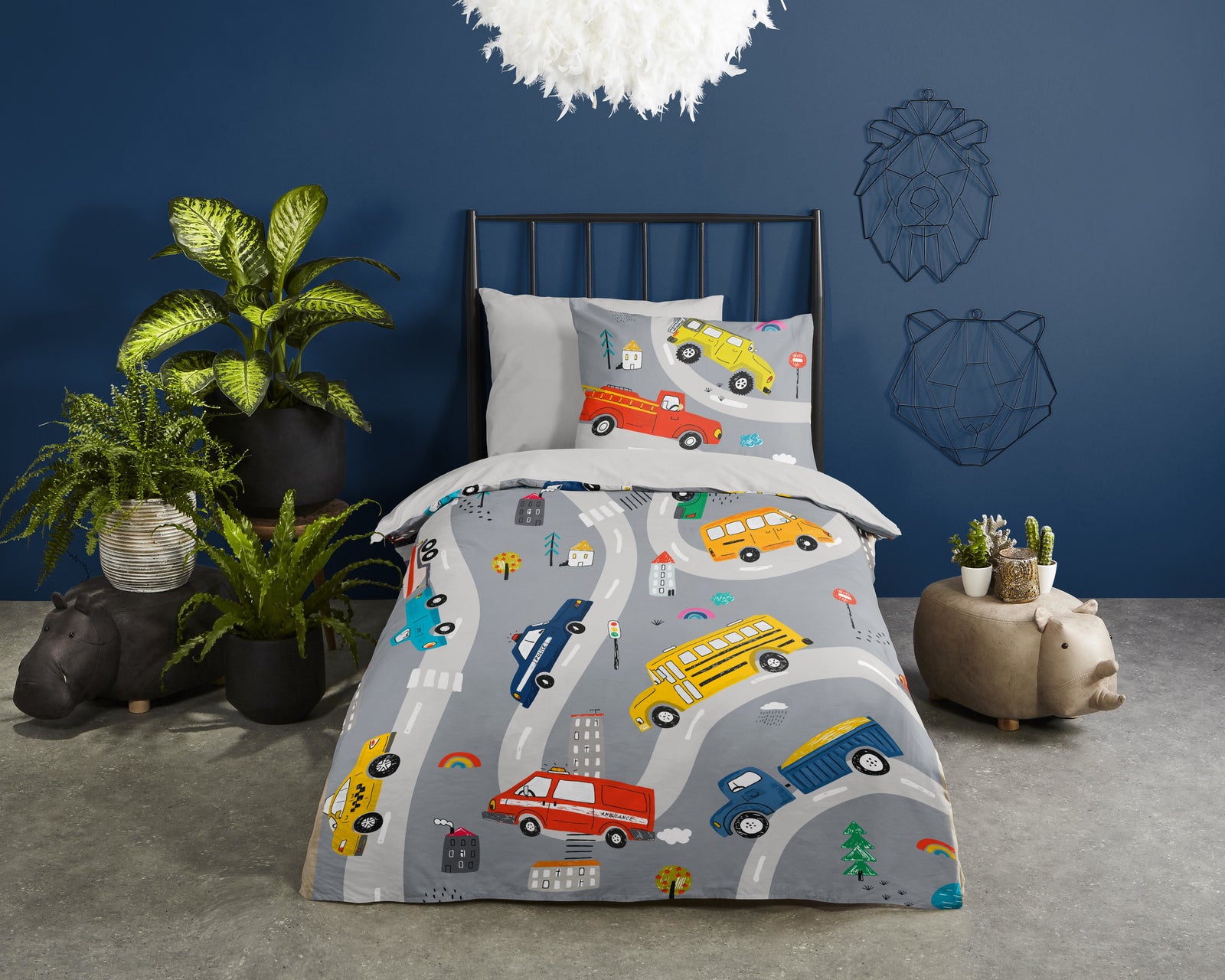 Pure - Housse de couette - Voyage - Grey
