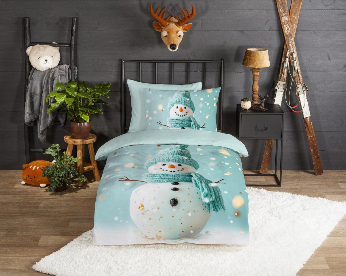 Good Morning - Housse De Couette - Pierre - Mint