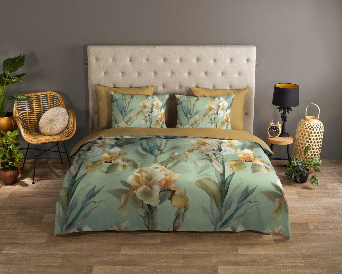 Good Morning - Housse de couette - Iris - Green