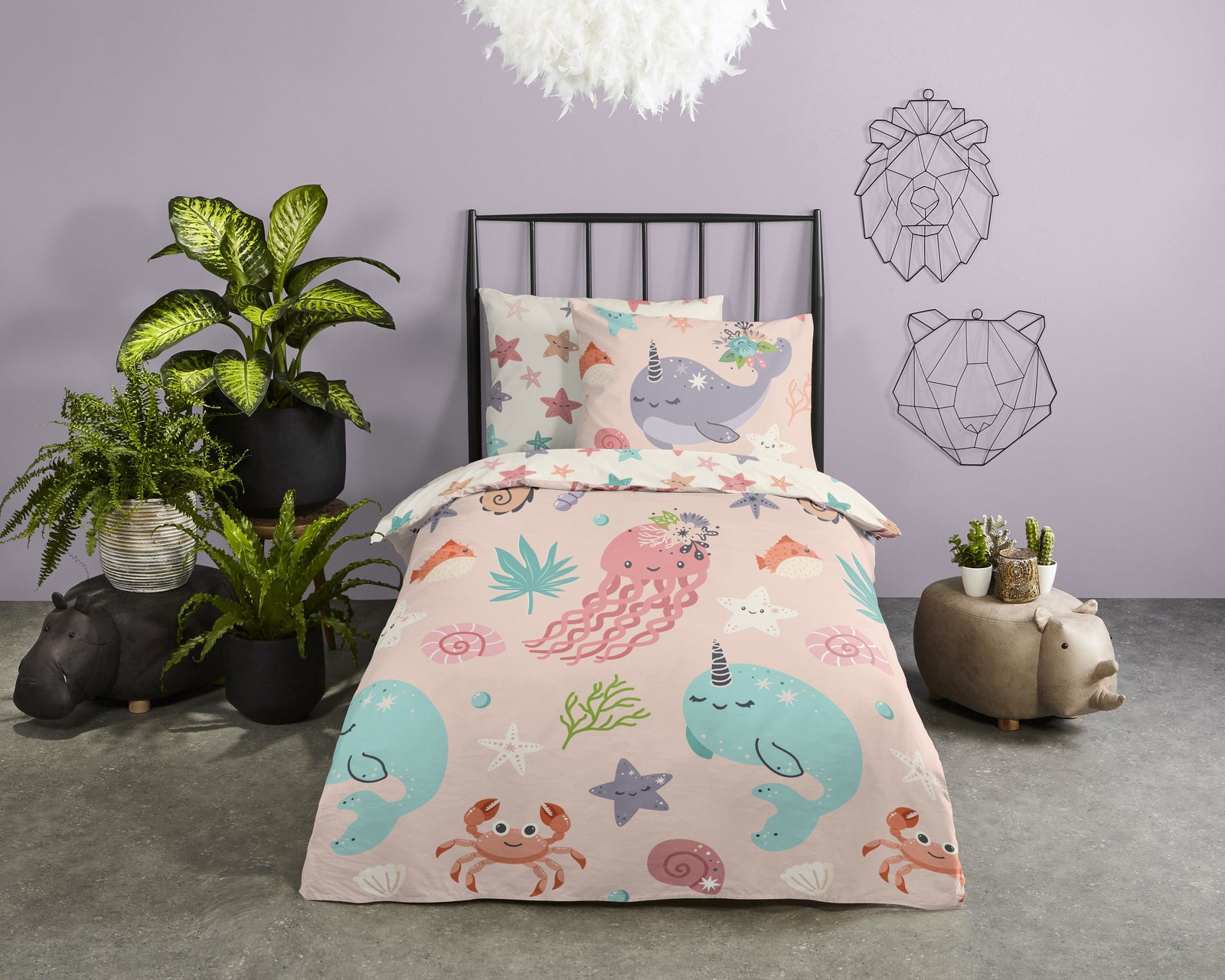 Good Morning - Housse de couette - Loua - Pink