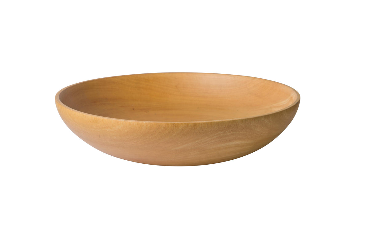 Kiln Mango Wood Shallow Bowl - SET OF 4 PCS