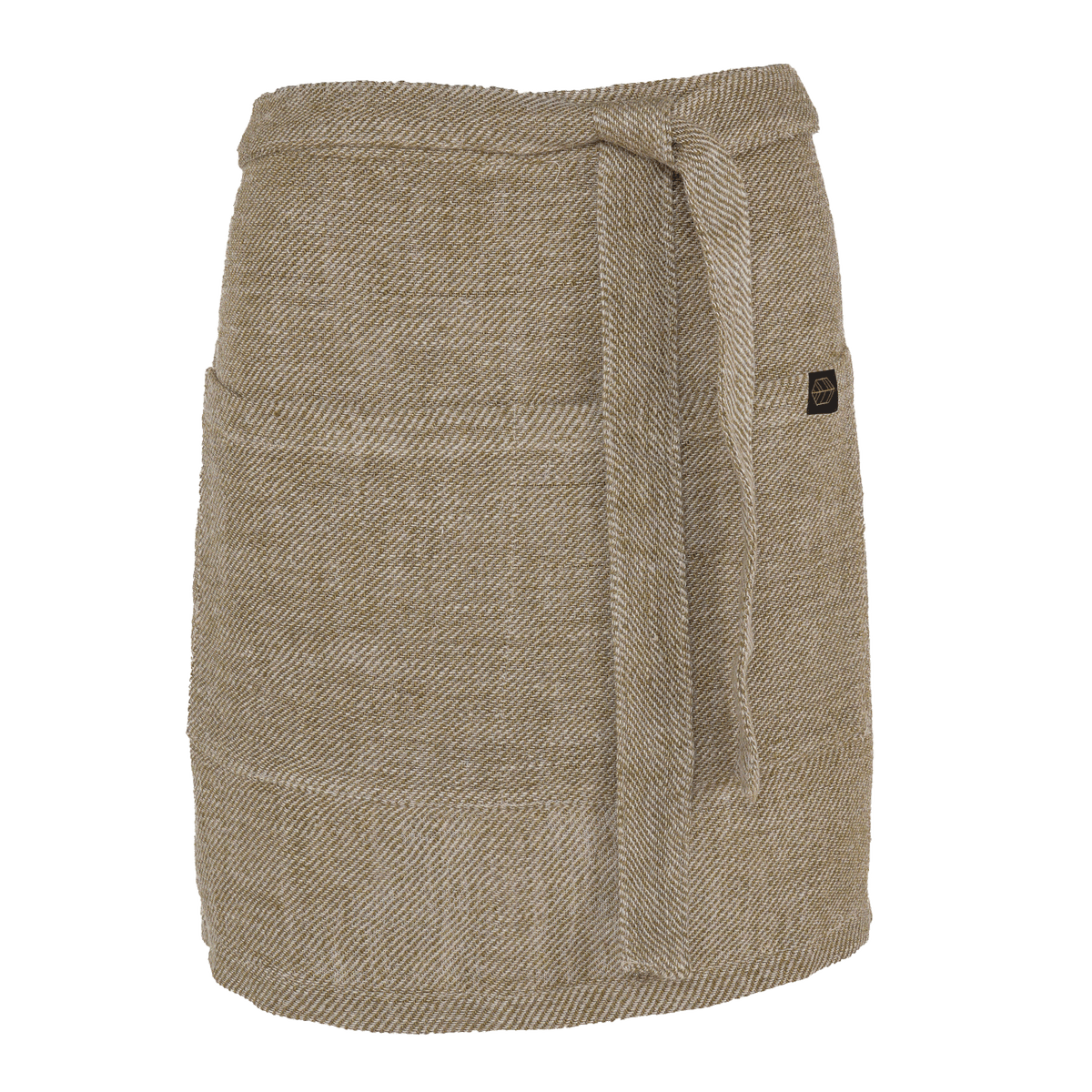 Tablier Bistro De Cuisine Cuba En Lin Lavé - Olive