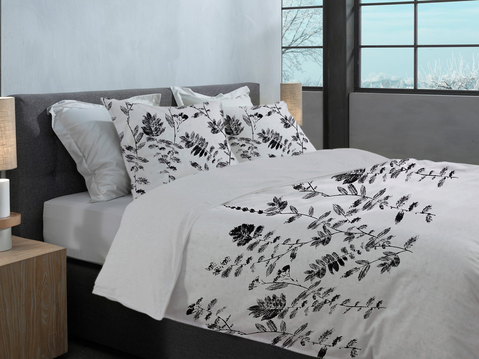 Heckettlane - Housse De Couette - Rocco - Grey