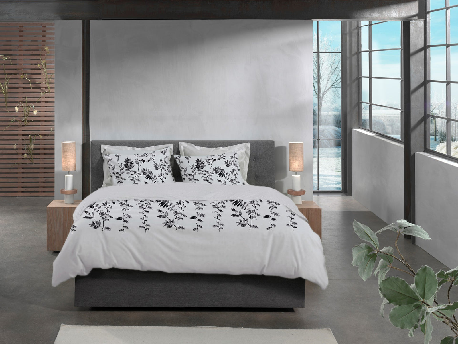 Heckettlane - Housse De Couette - Rocco - Grey