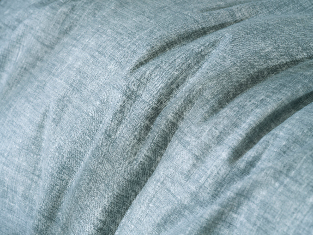 Zohome - Housse De Couette - Flanella di Lino - Denim