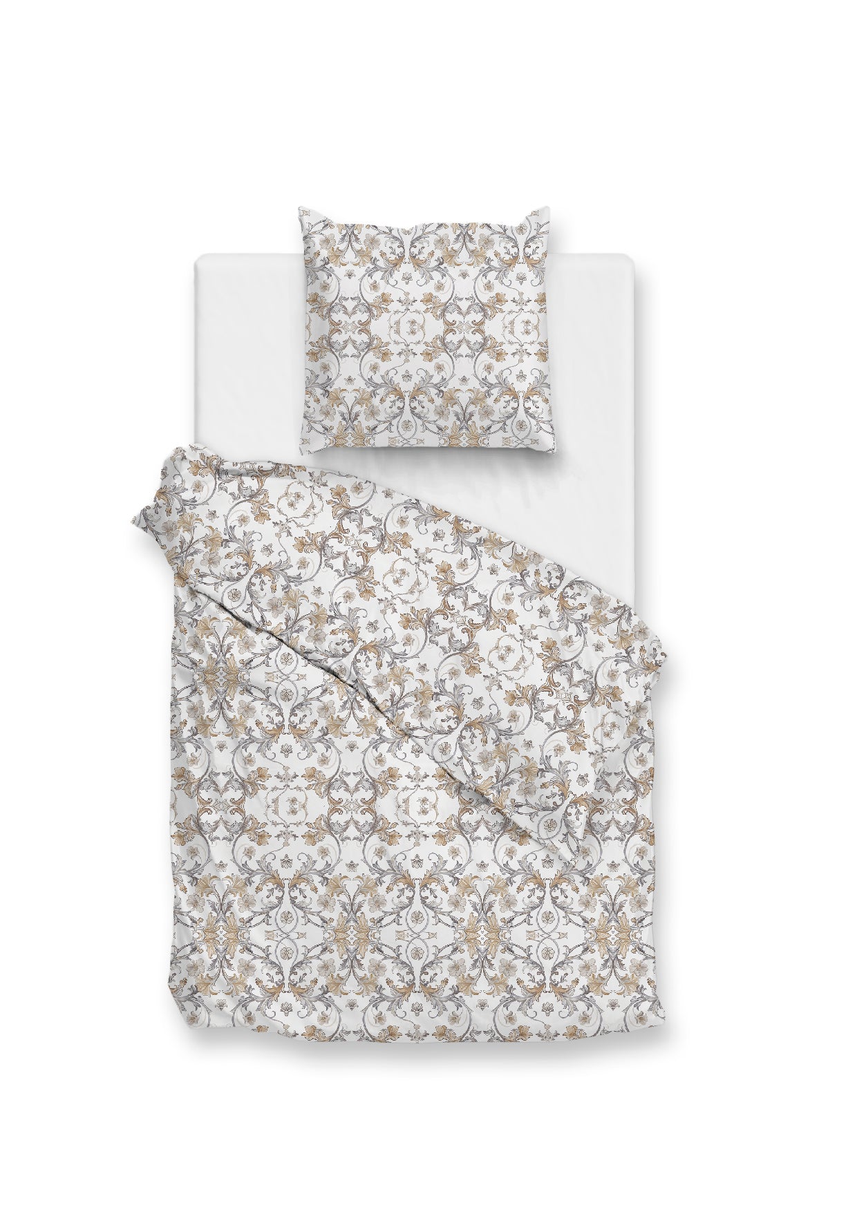Zohome - Housse De Couette - Fausto - Grey