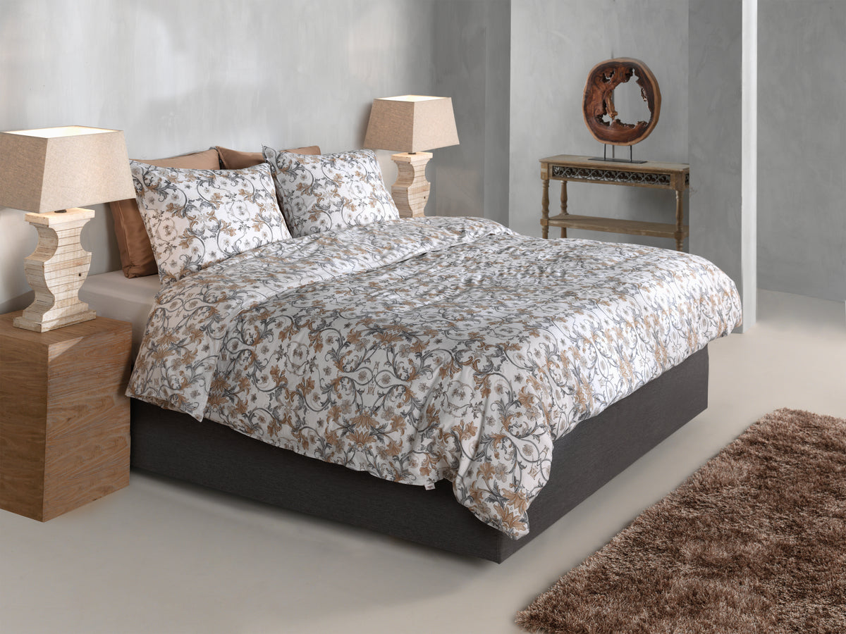 Zohome - Housse De Couette - Fausto - Grey