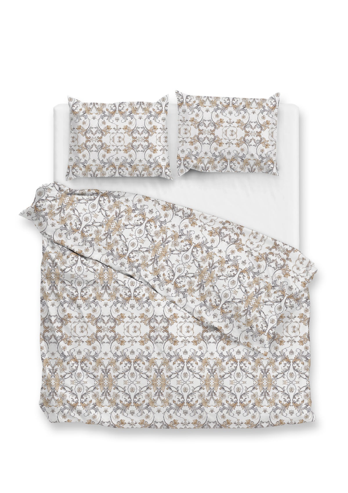 Zohome - Housse De Couette - Fausto - Grey