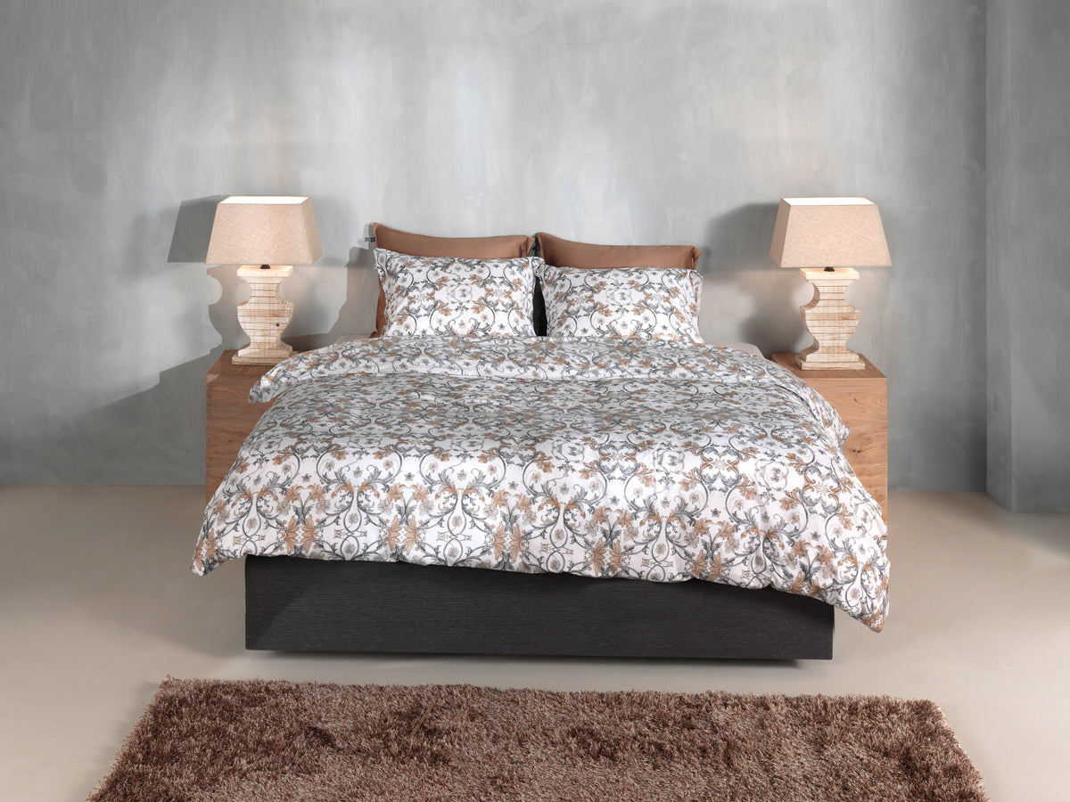 Zohome - Housse De Couette - Fausto - Grey