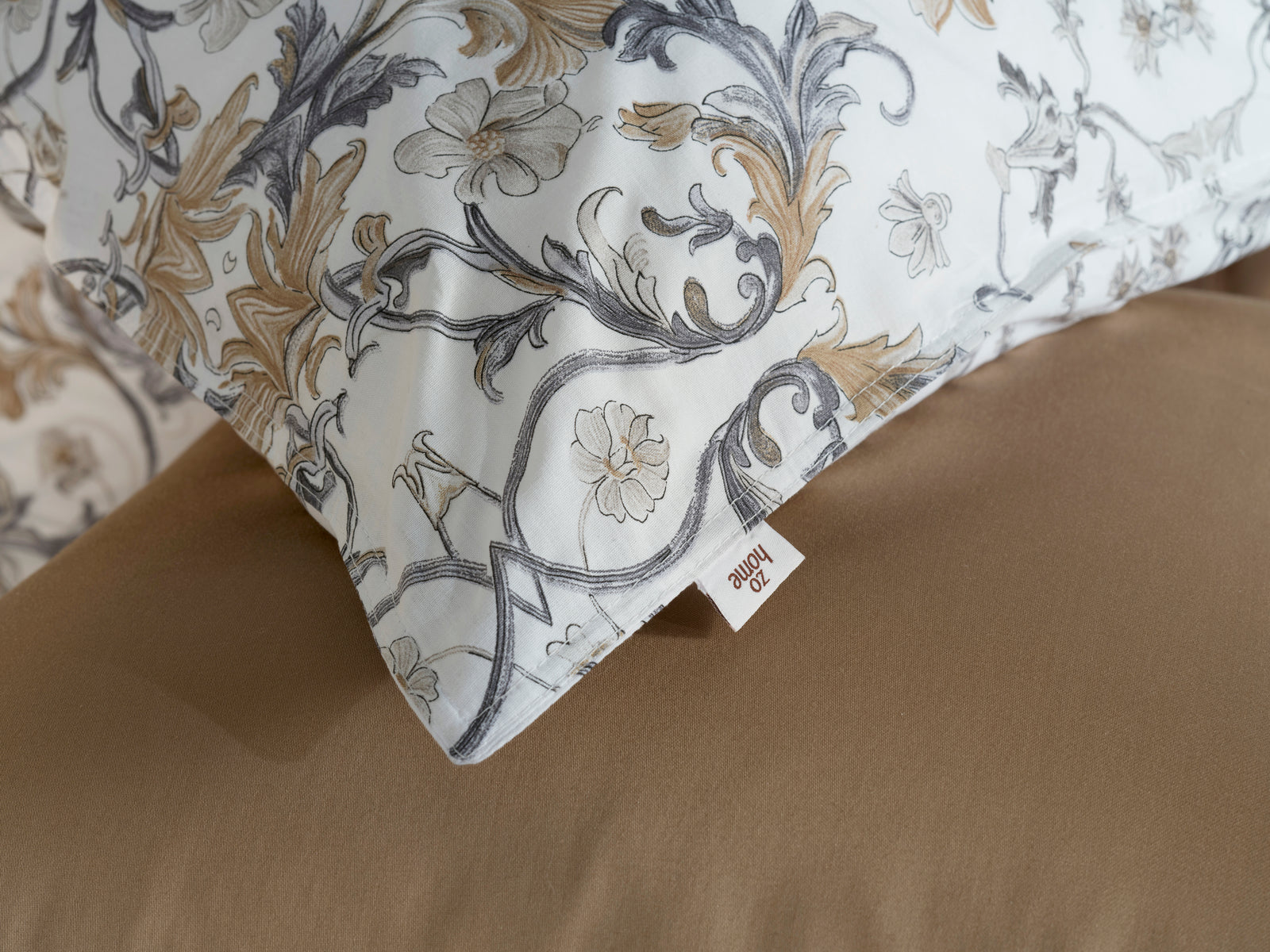 Zohome - Housse De Couette - Fausto - Grey