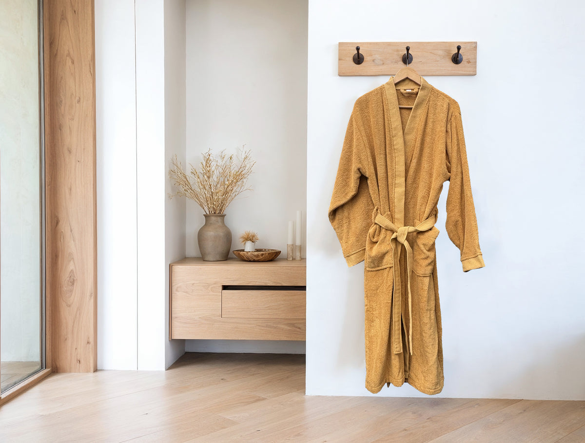 Heckettlane - Peignoir - Premium - Ochre Yellow