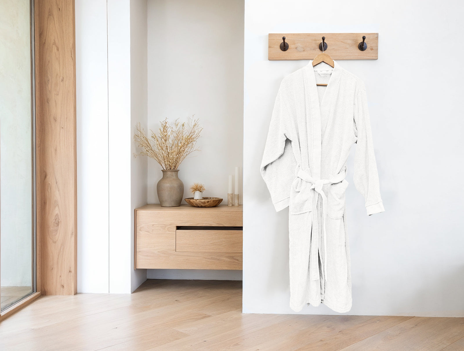 Heckettlane - Peignoir - Premium - White