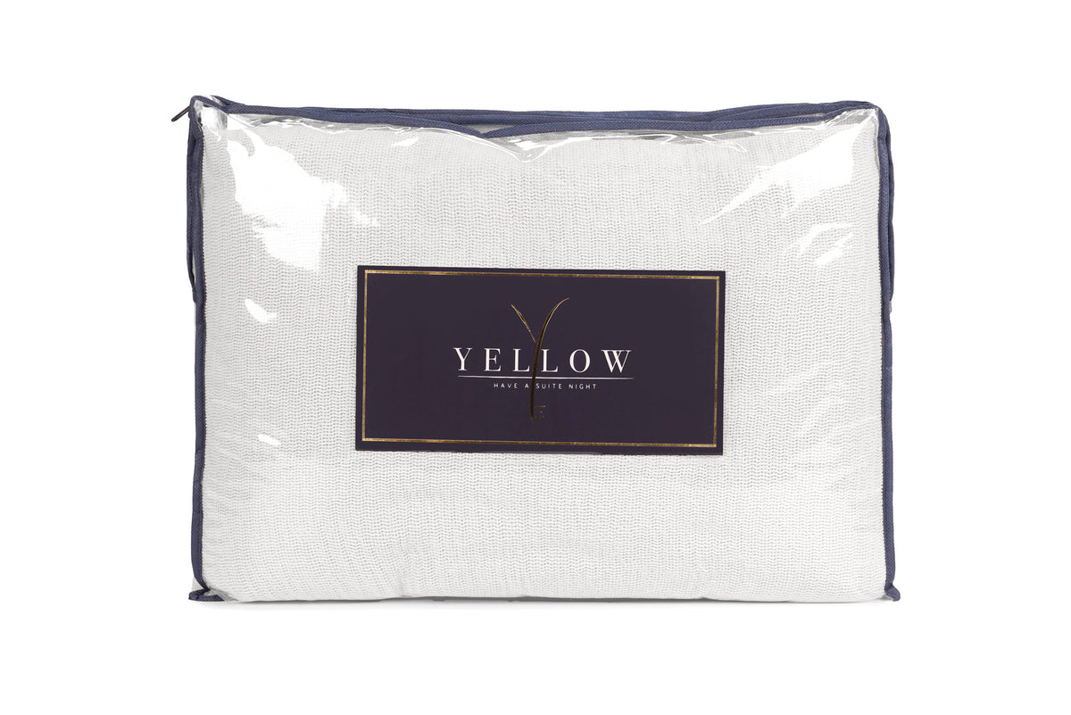 Yellow - Couvre-Lit - Ica - White