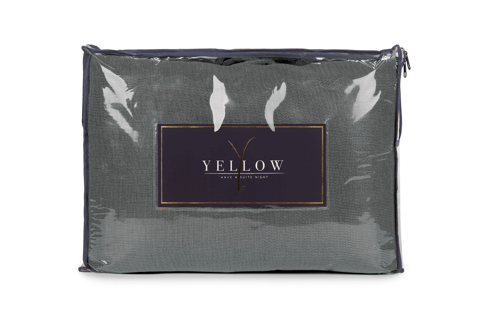Yellow - Couvre-Lit - Ica - Beluga Grey