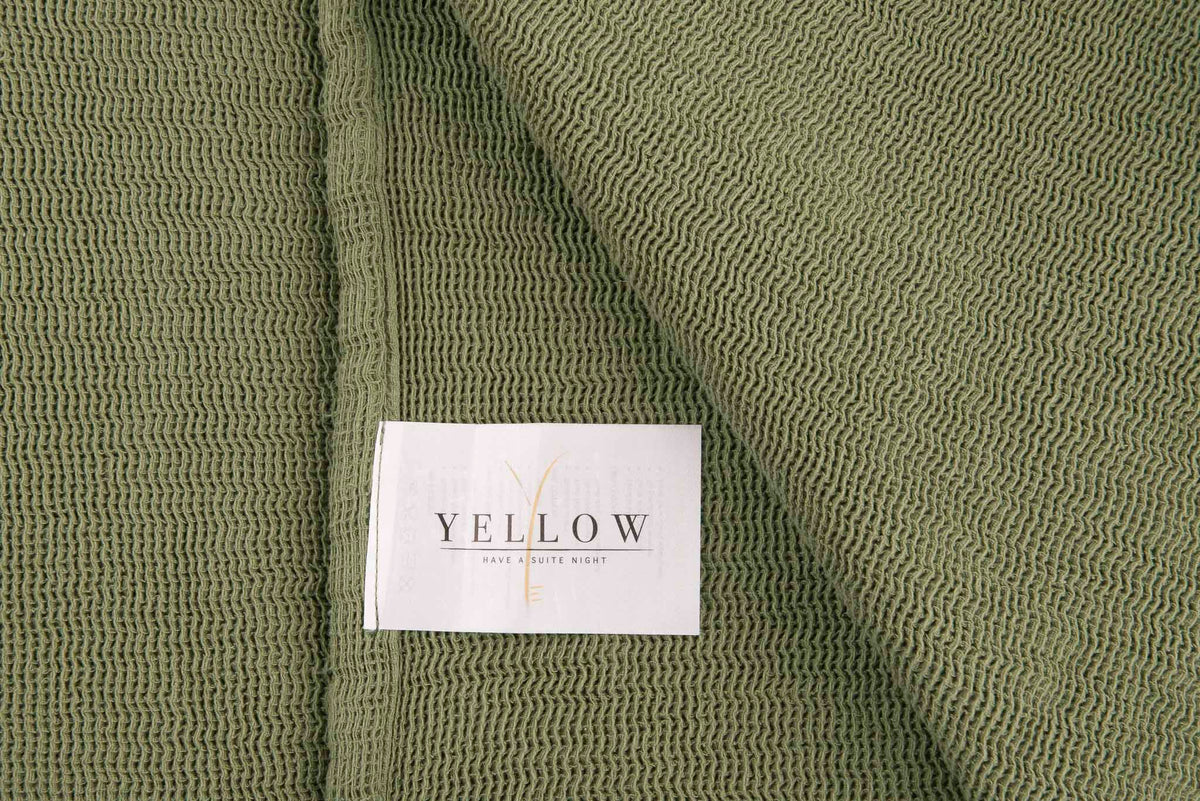 Yellow - Couvre-Lit - Ica - Army Green
