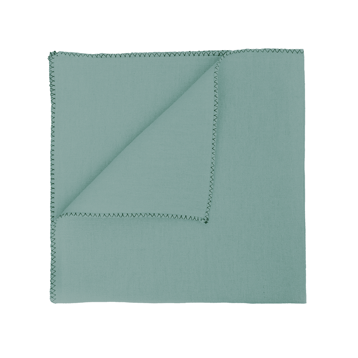 Serviette De Table En Lin Lavé Et Coton Zilia - Celadon