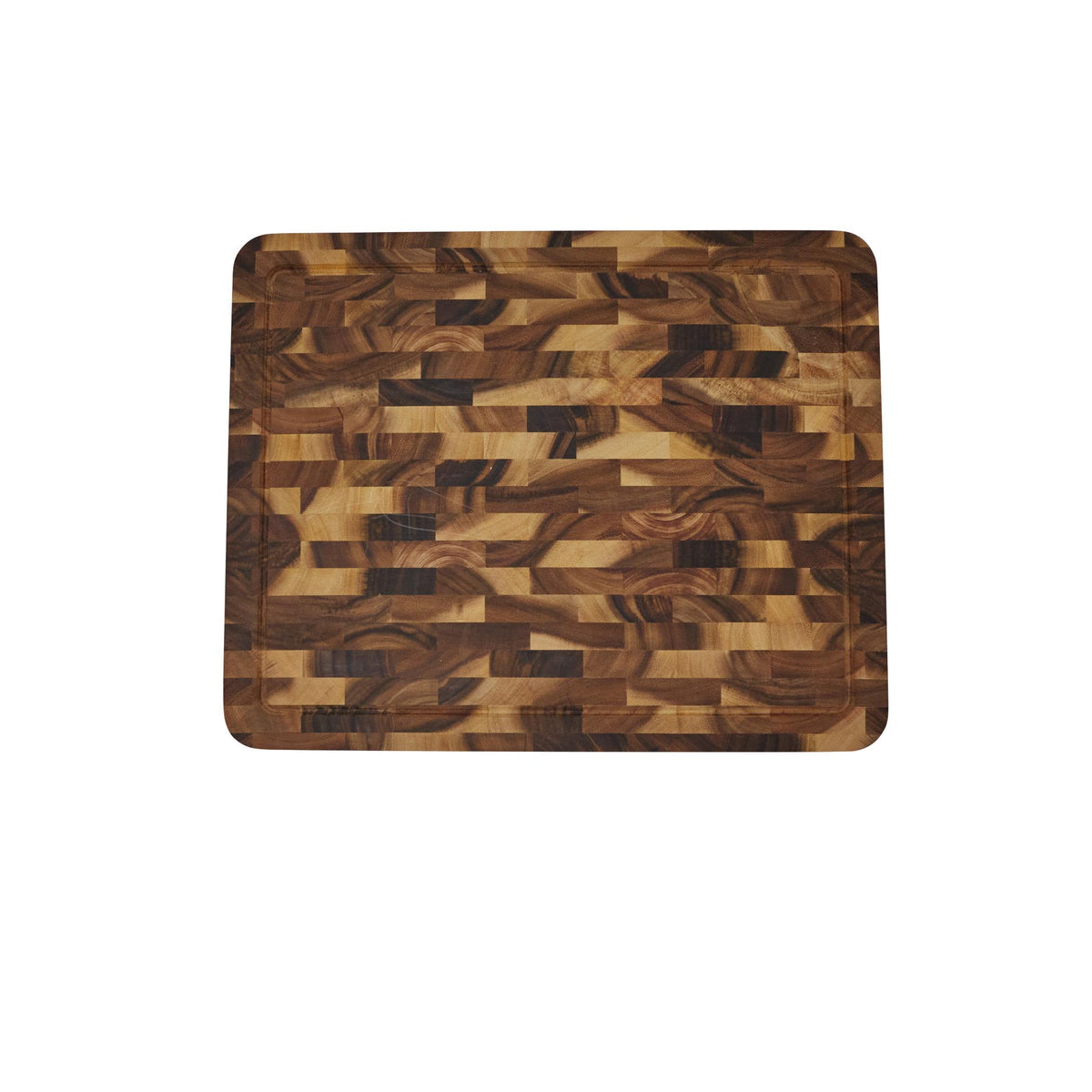 Acacia Wood End Grain Rectangular Board, Large