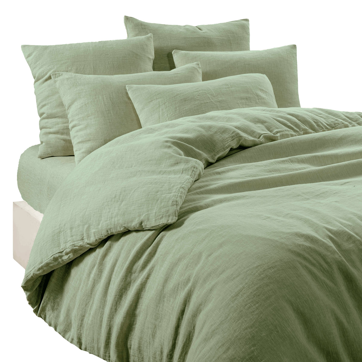 Housse De Couette &amp; Taie Oreiller - Limy - Amande