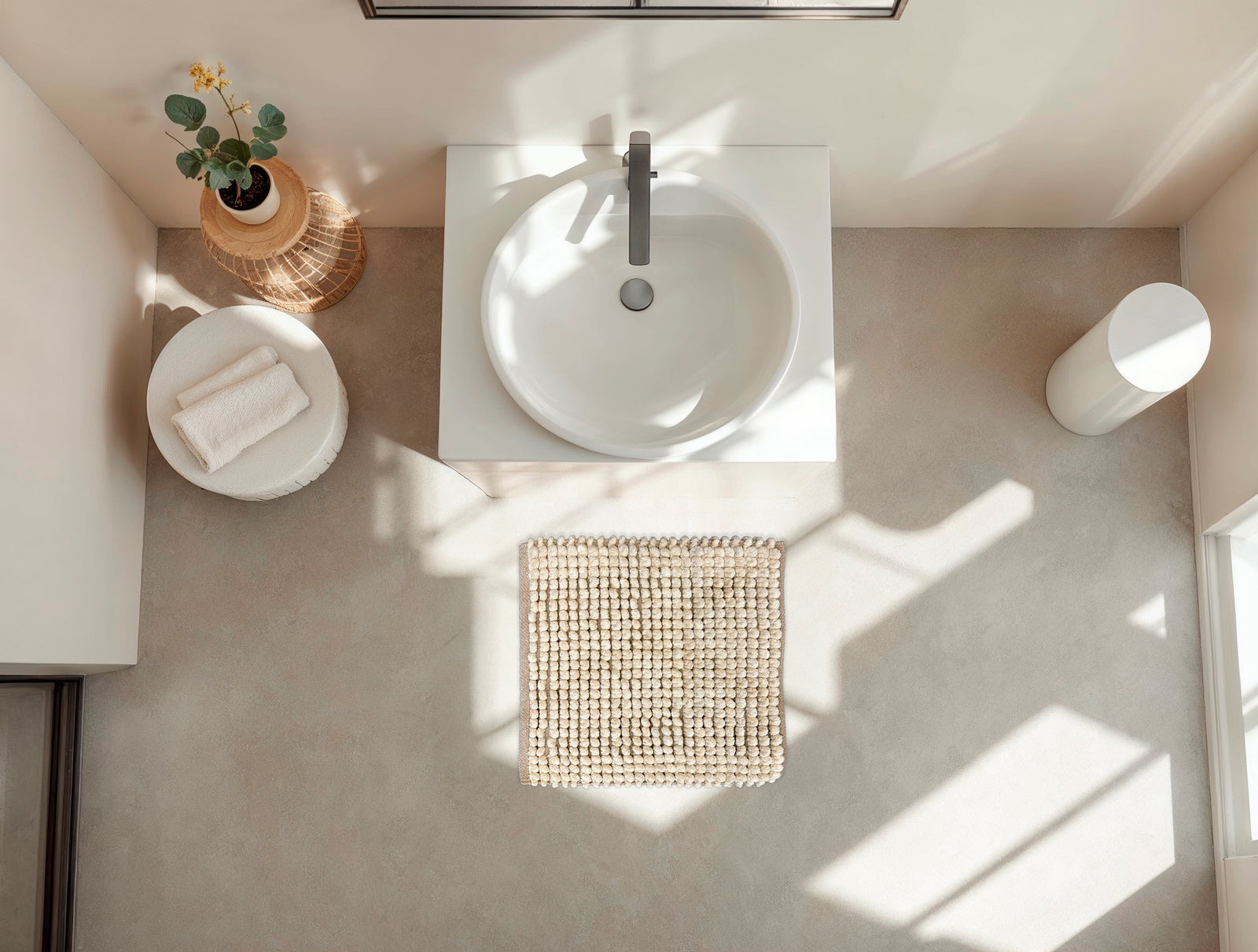 Zohome - Tapis De Bain - Fabrizio - Taupe