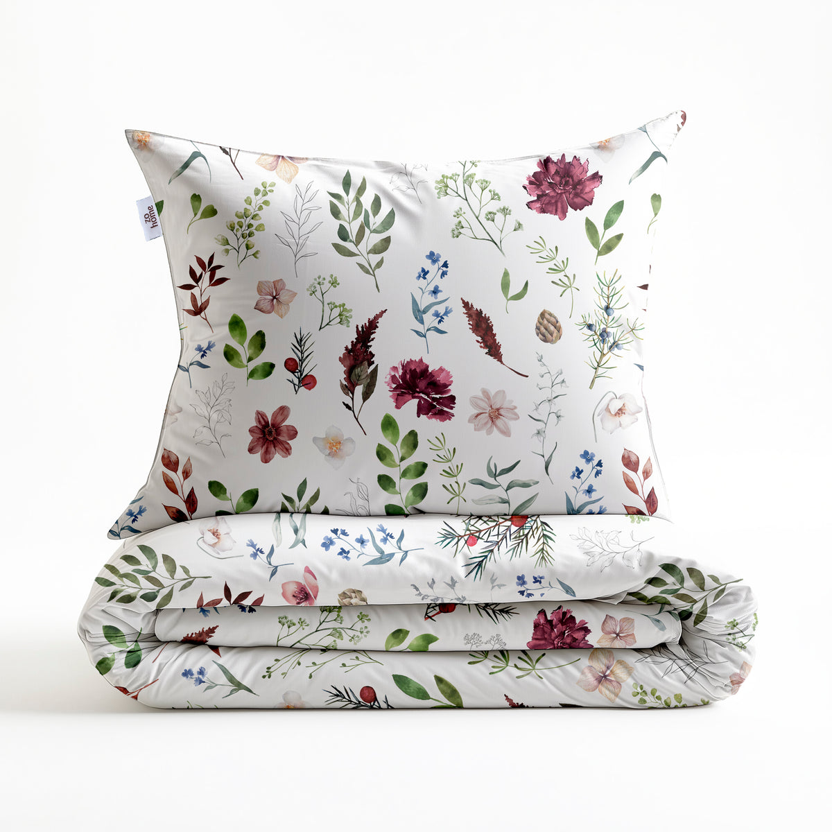Zohome - Housse De Couette - Celeste - White