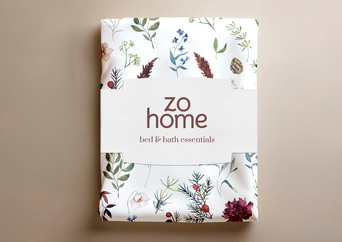 Zohome - Housse De Couette - Celeste - White