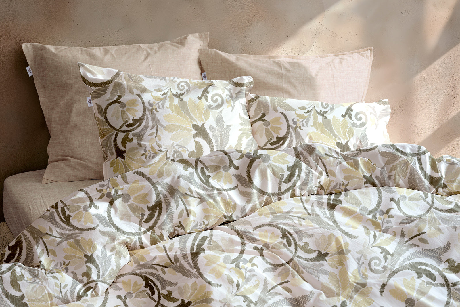Zohome - Housse De Couette - Amaury - Natural