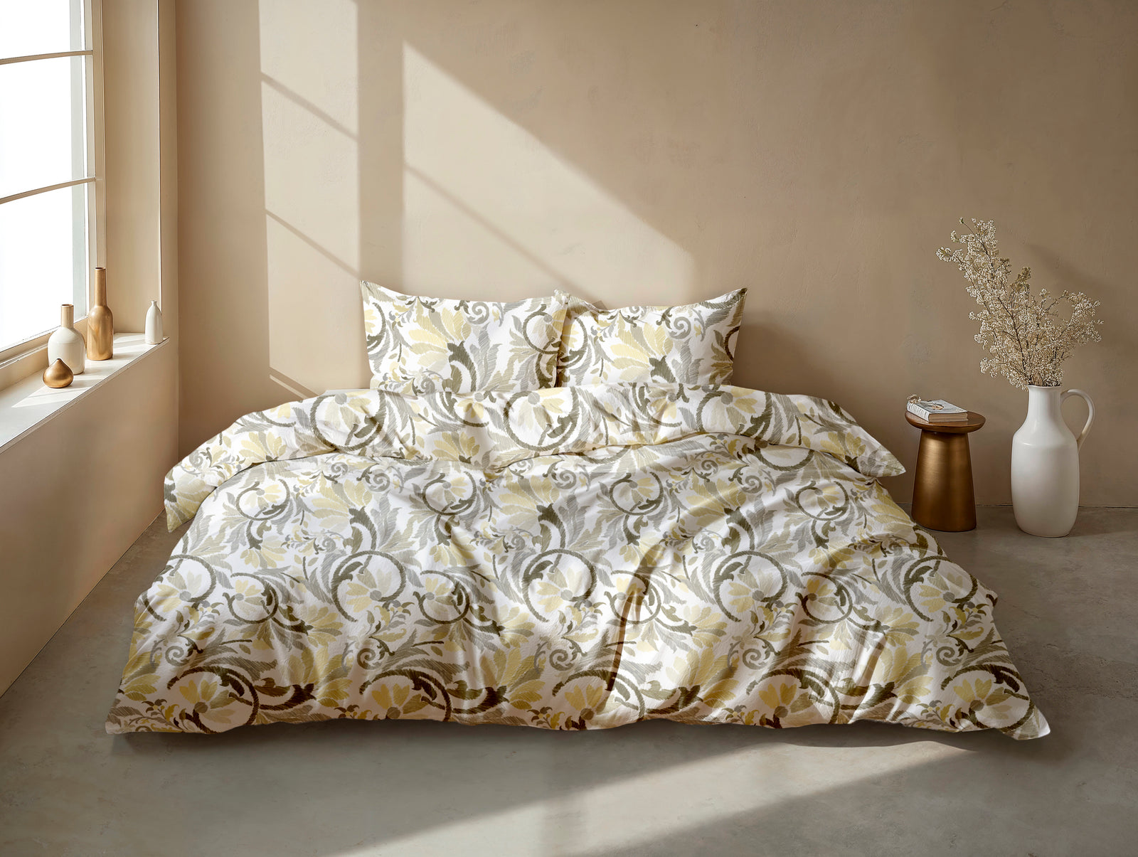 Zohome - Housse De Couette - Amaury - Natural