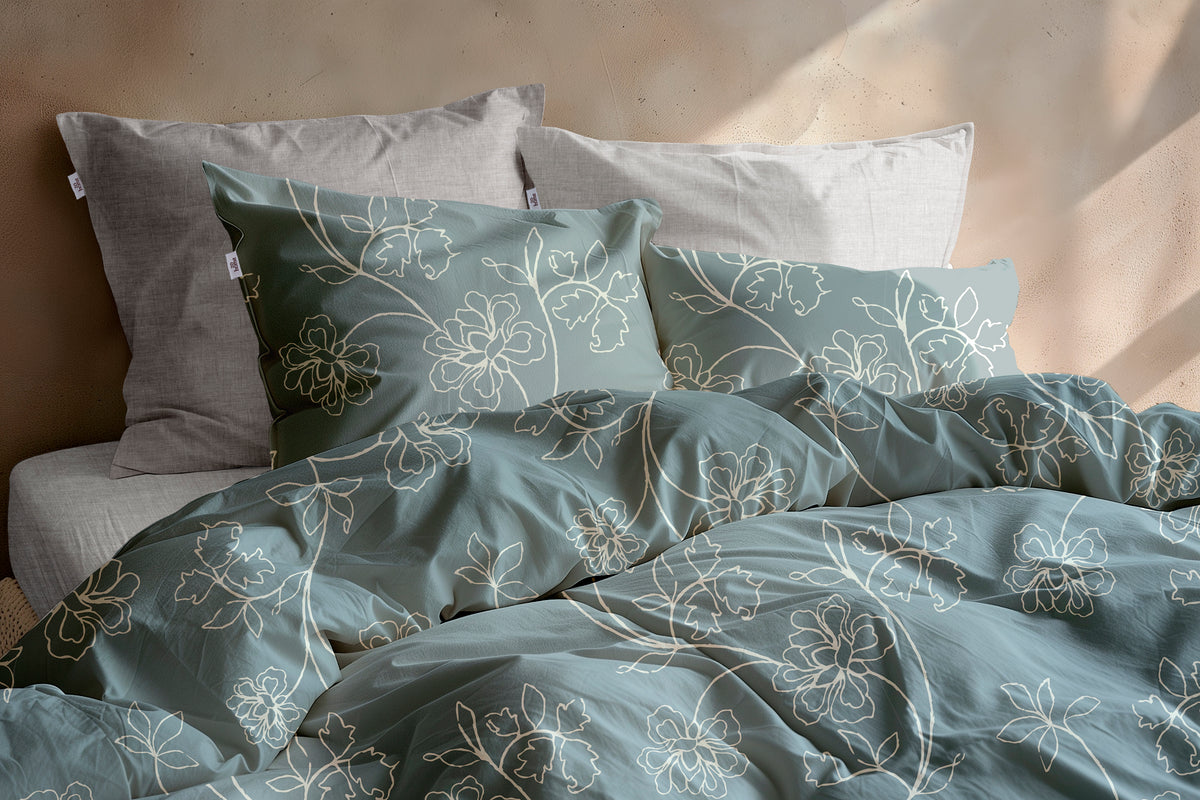 Zohome - Housse De Couette - Alva - Blue