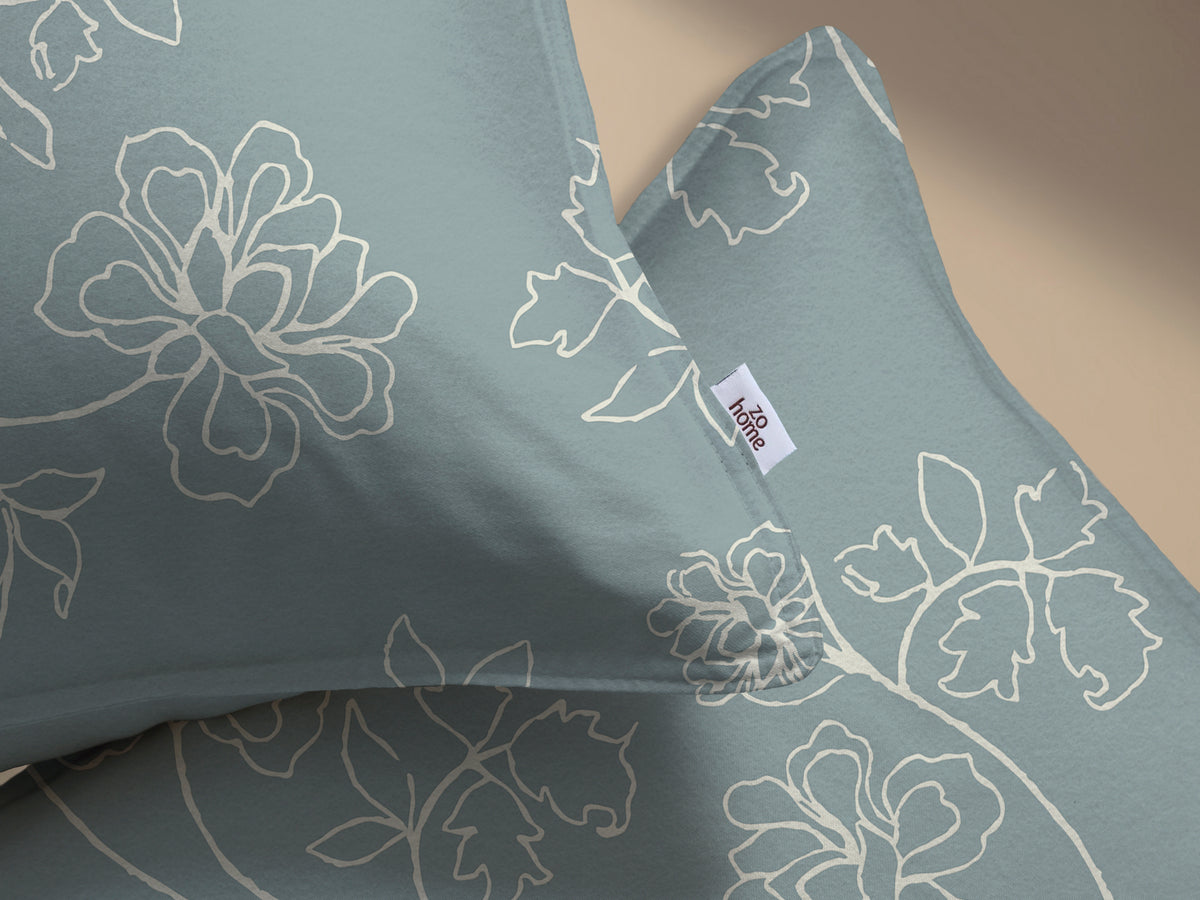 Zohome - Housse De Couette - Alva - Blue